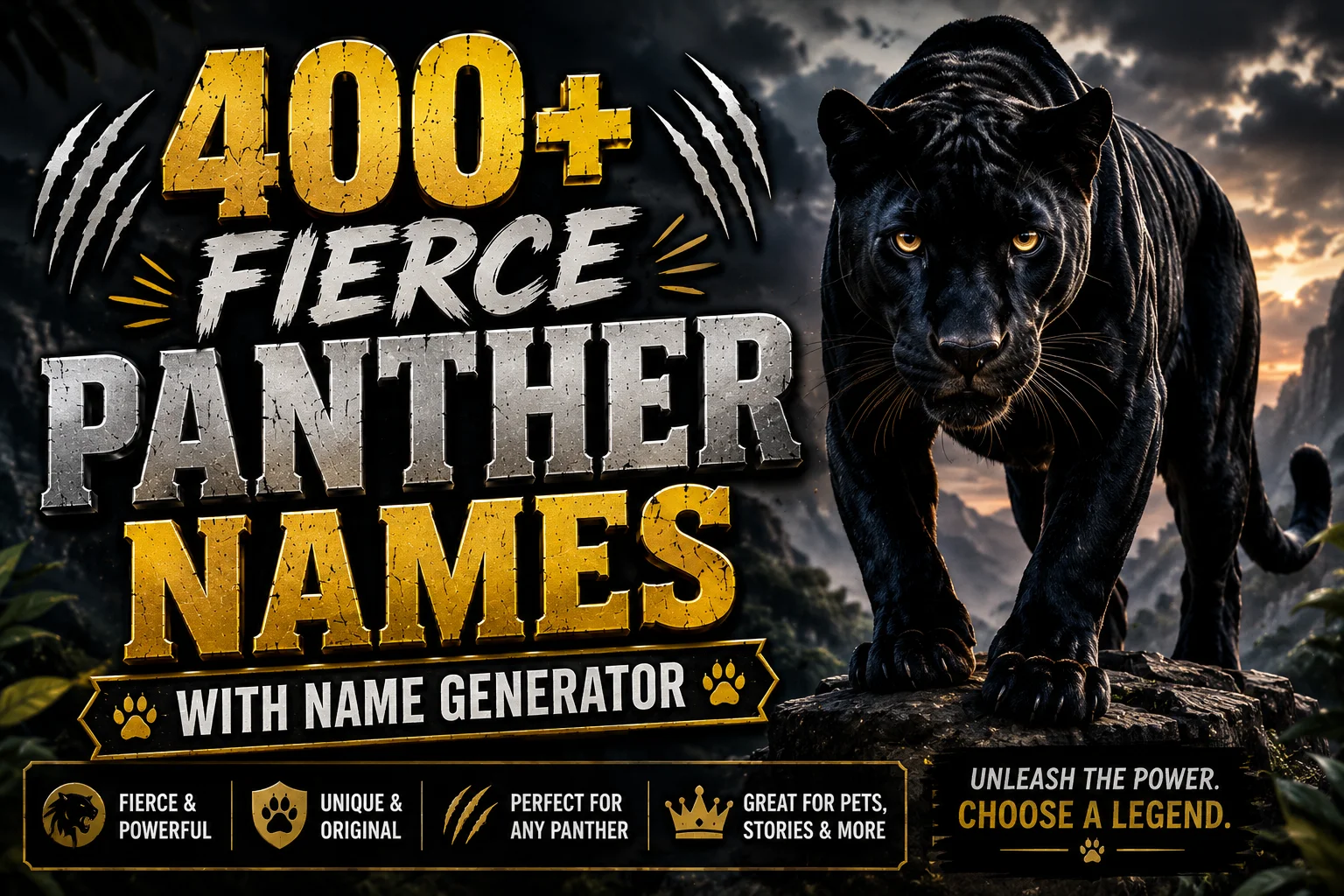 Fierce Panther Names With Name Generator