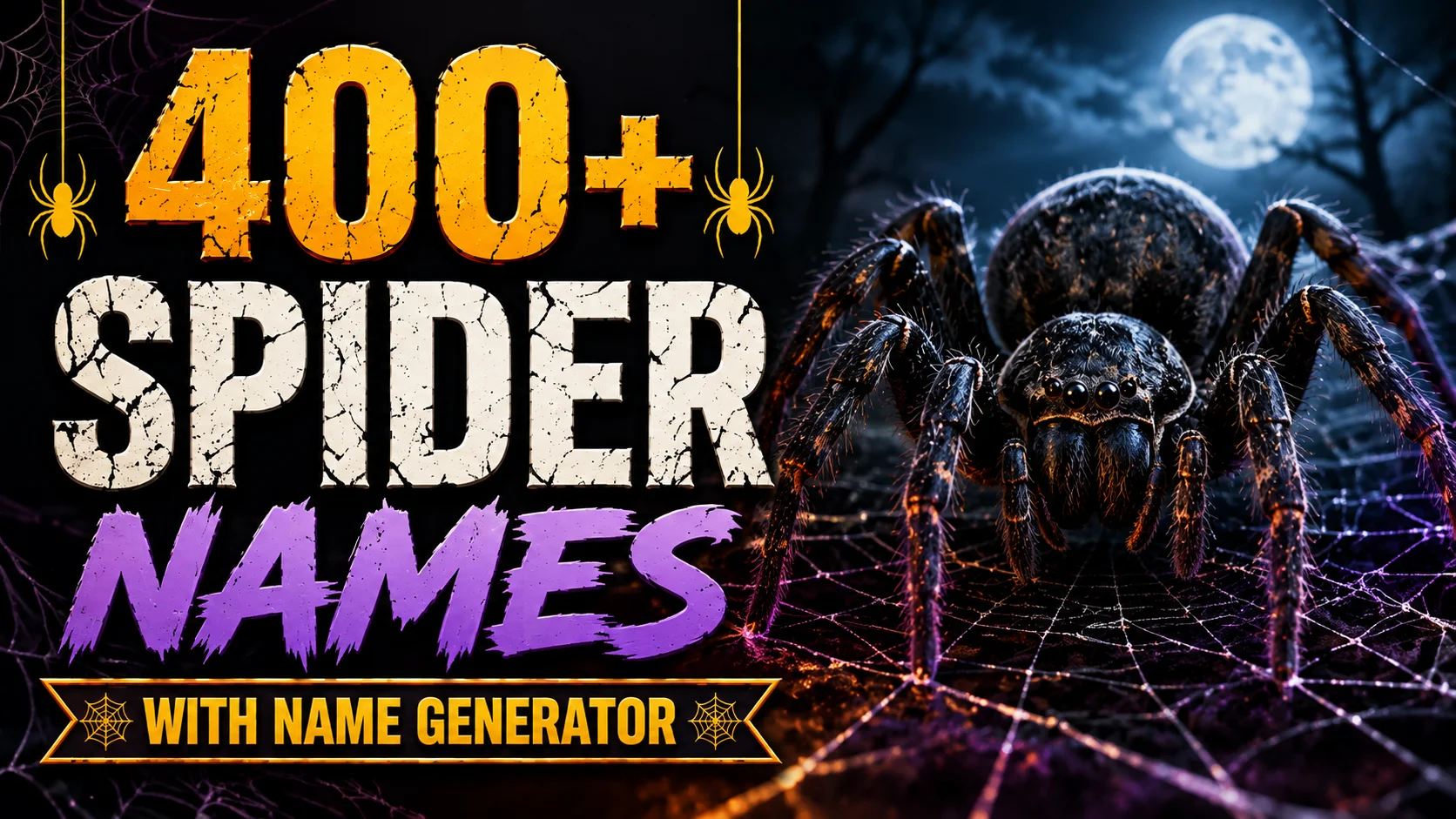 Spider Names With Name Generato