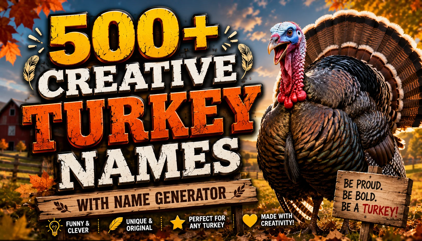 Creative Turkey Names With Name Generator