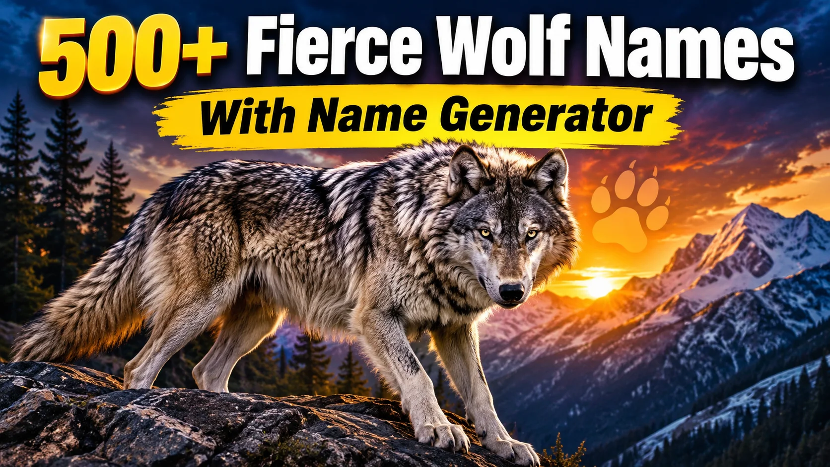 Fierce Wolf Names With Name Generator