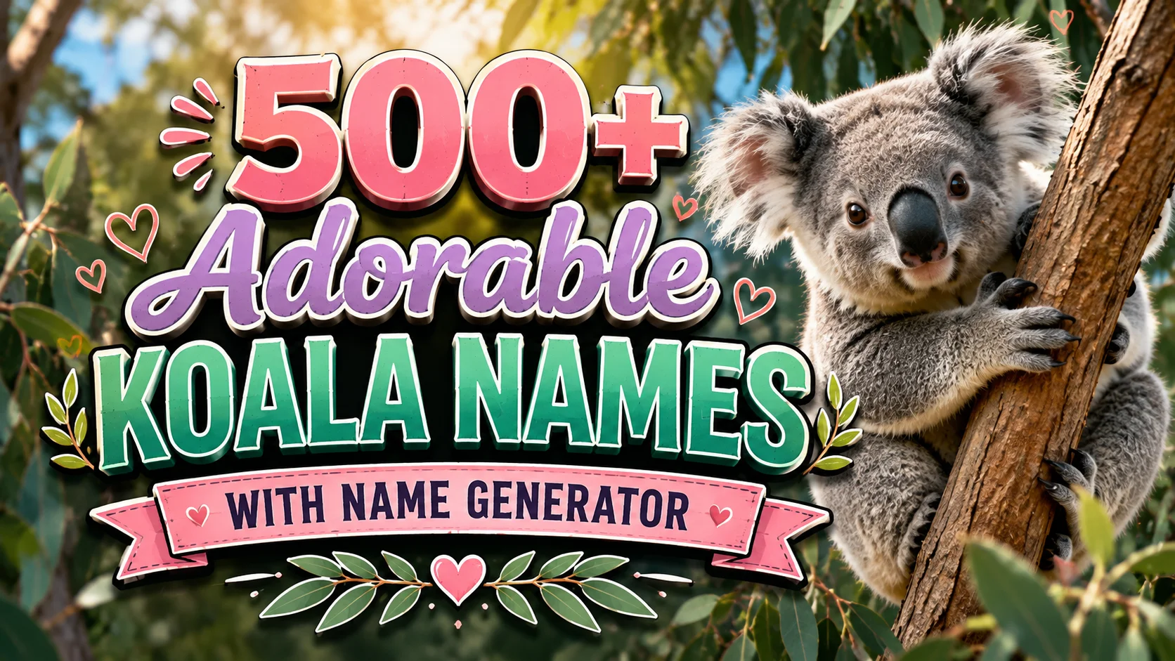 Adorable Koala Names With Name Generator