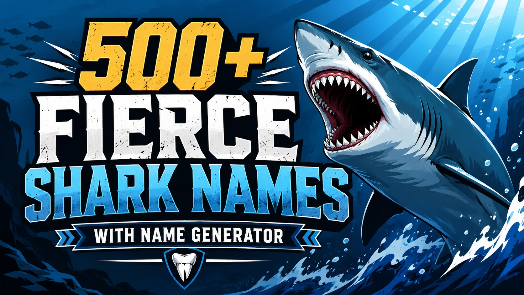 Fierce Shark Names With Name Generator
