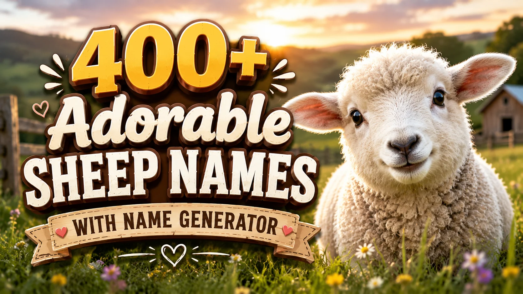 Adorable Sheep Names With Name Generator