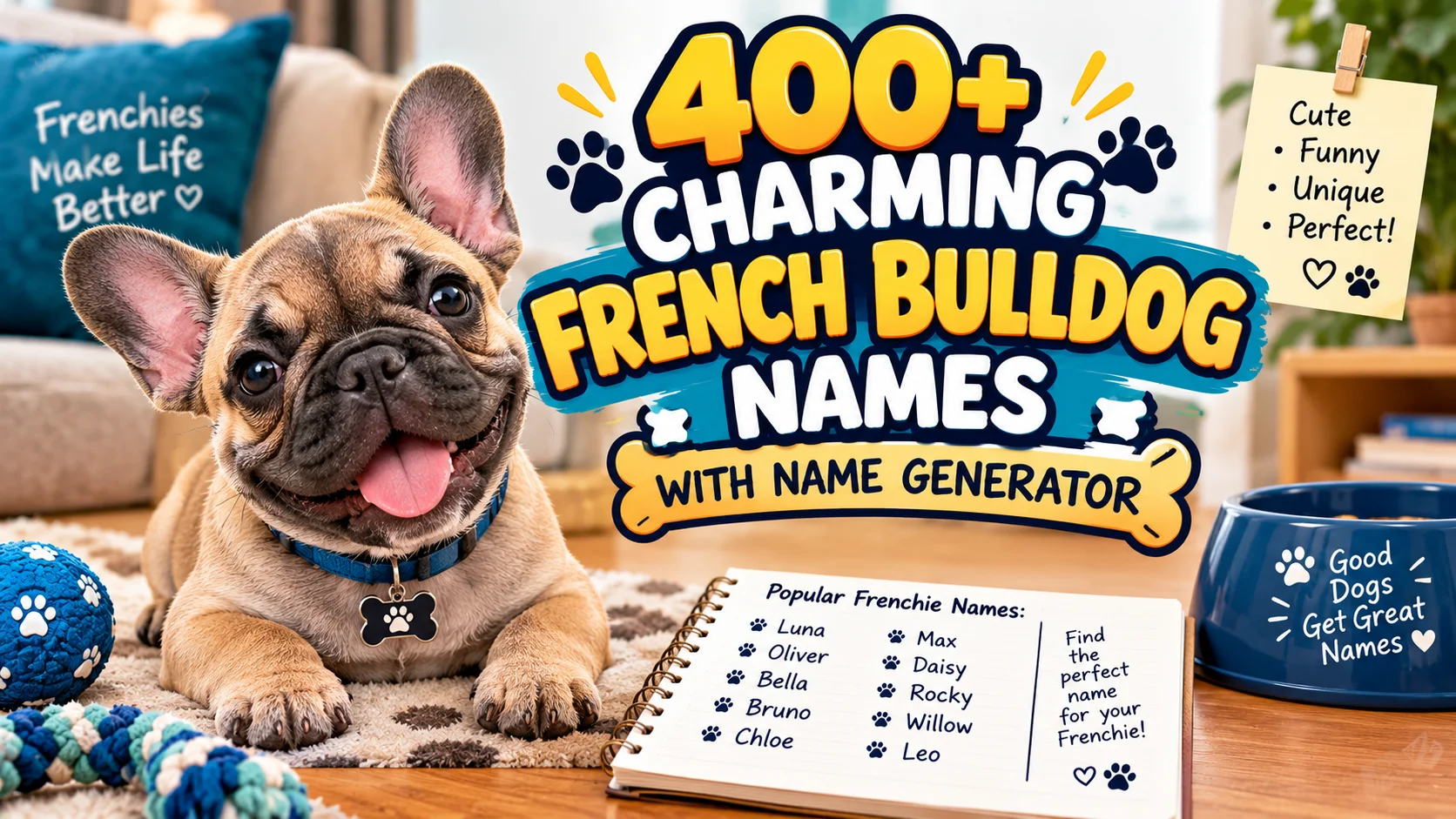 French Bulldog Names