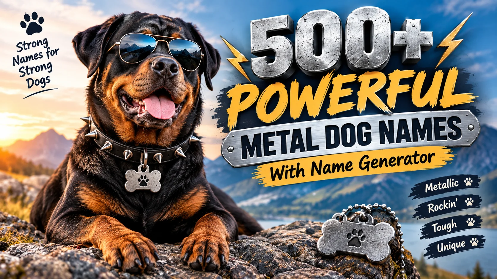 Metal Dog Names