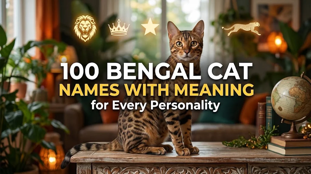 100 Bengal Cat Names With Meanings for Every Personality