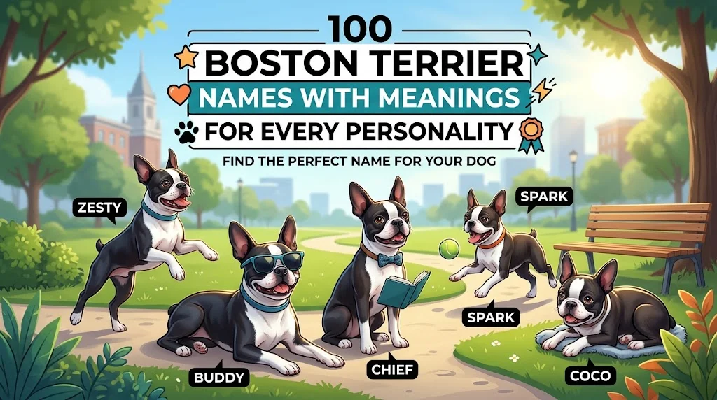 100 Boston Terrier Names With Meanings for Every Personality