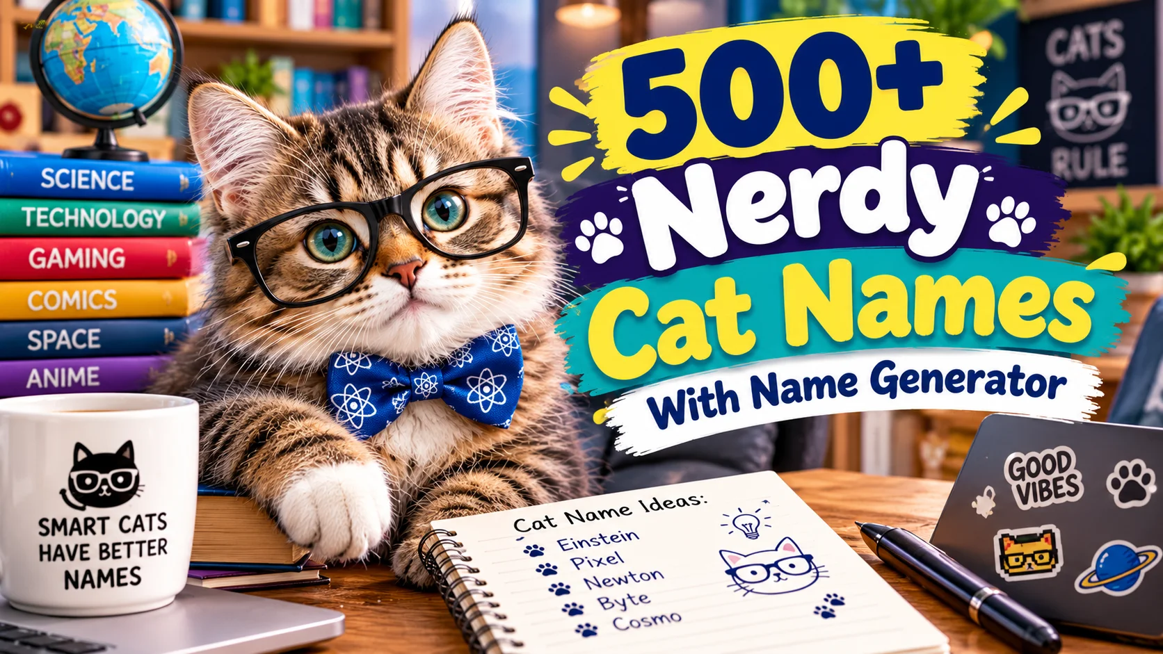 Nerdy Cat Names