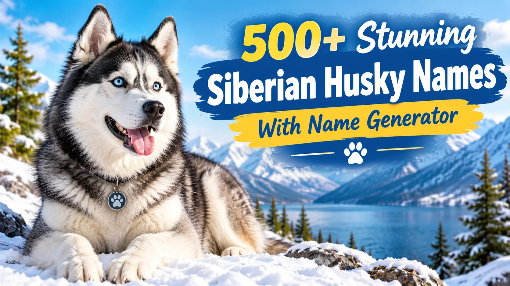 500+ Stunning Siberian Husky Names With Name Generator